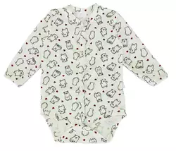 Боді ясельний з довгим рукавом Боді ясельний з довгим рукавом