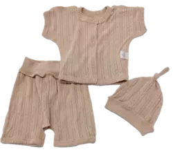 Комплект ясельний попелясто-рожевий літній Комплект ясельний попелясто-рожевий літній