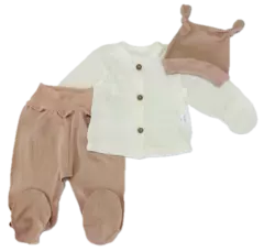 Комплект ясельний молоко/попелясто-рожевий Комплект ясельний молоко/попелясто-рожевий